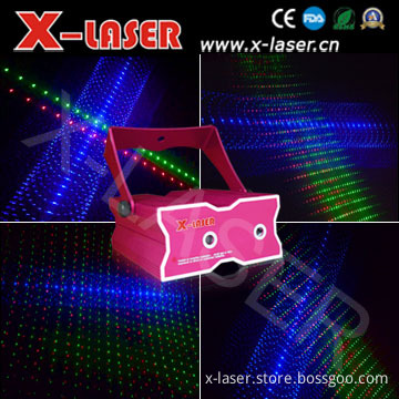 Mini Red&Green and Blue Tunnel (with one-dimensional) Laser Light/Part Iight/Disco Light